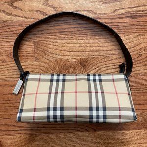 Burberry Nova Check Triangle Shoulder Bag